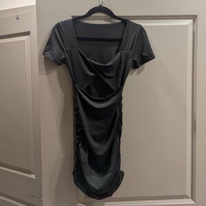 Ruched Little Black Dress
